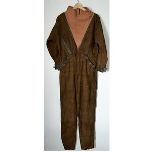 Vintage Leather Jumpsuit